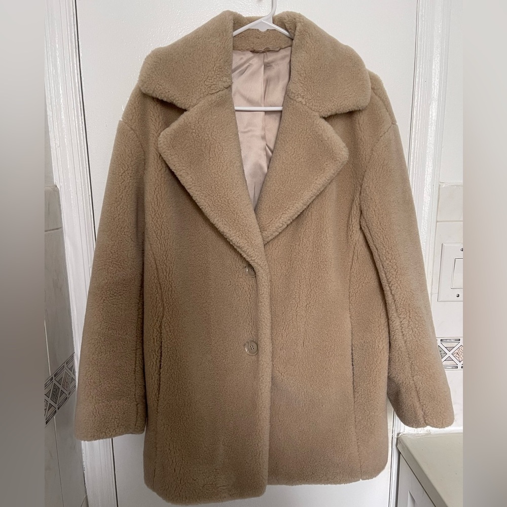 & Other Stories Teddy Coat - Faux Shearling